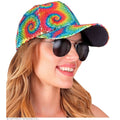 Pailettenmütze Im Tie-Dye-Stil