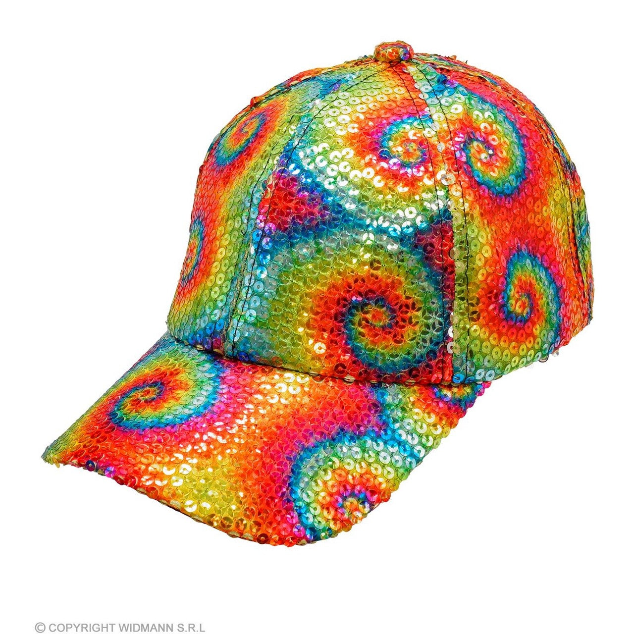 Op deze afbeelding zie je een Accessoires, van het merk Widmann. Pailletten Pet Tie Dye