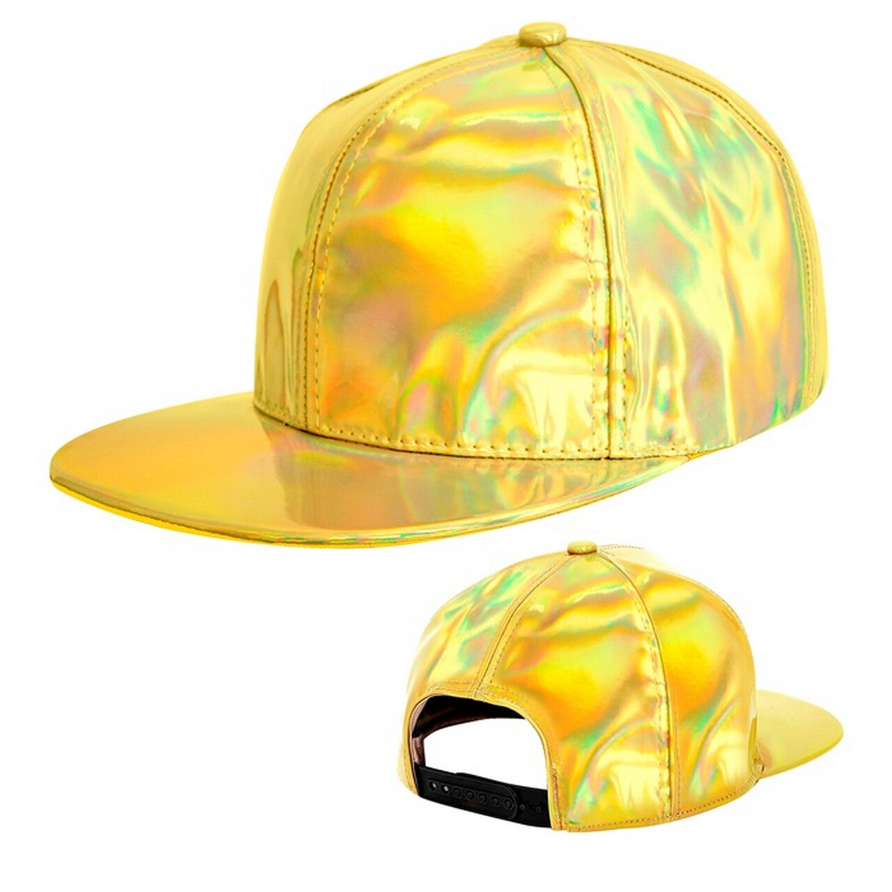 Op deze afbeelding zie je een Accessoires, van het merk Widmann. Holografische Gouden Pet