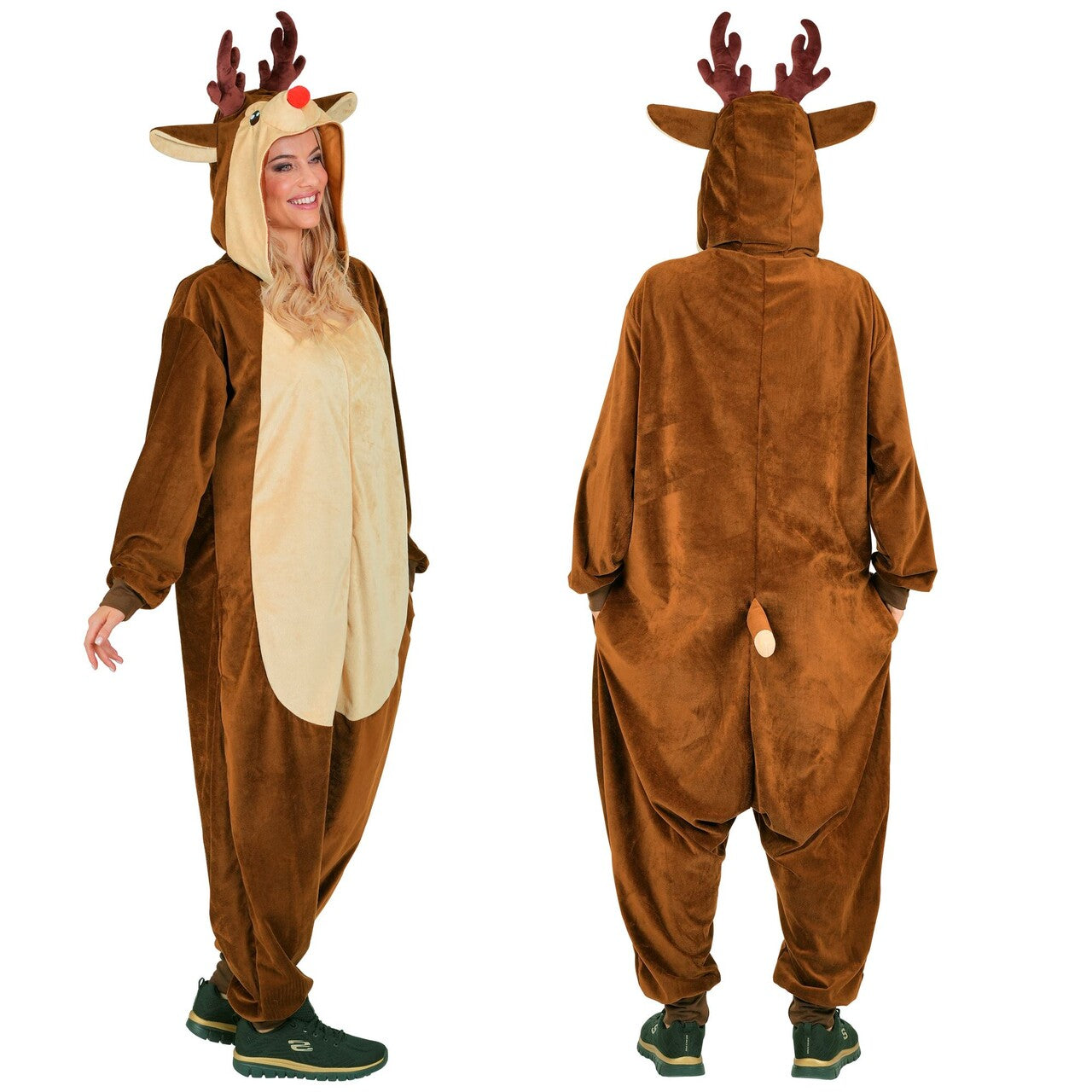 Op deze afbeelding zie je een Kostuums, van het merk Widmann. Ruud Rendier Onesie Kostuum