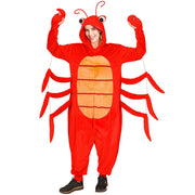 Op deze afbeelding zie je een Kostuums, van het merk Widmann. Grijpgrage Kreeft Onesie Kostuum