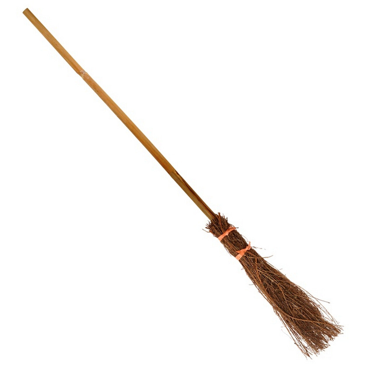 Op deze afbeelding zie je een Accessoires, van het merk Widmann. Eenvoudige Heksenbezem 107 Centimeter