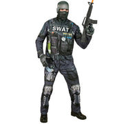 Op deze afbeelding zie je een Kostuums, van het merk Widmann. Special Swat Team Man Kostuum