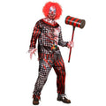 Bloederige Killer Joker Man Kostuum