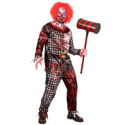 Op deze afbeelding zie je een Kostuums, van het merk Widmann. Bloederige Killer Joker Man Kostuum