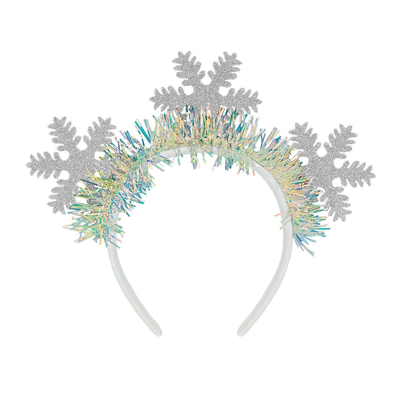 Op deze afbeelding zie je een Accessoires, van het merk Widmann. Hoofdband Kerst Prinses Zilver