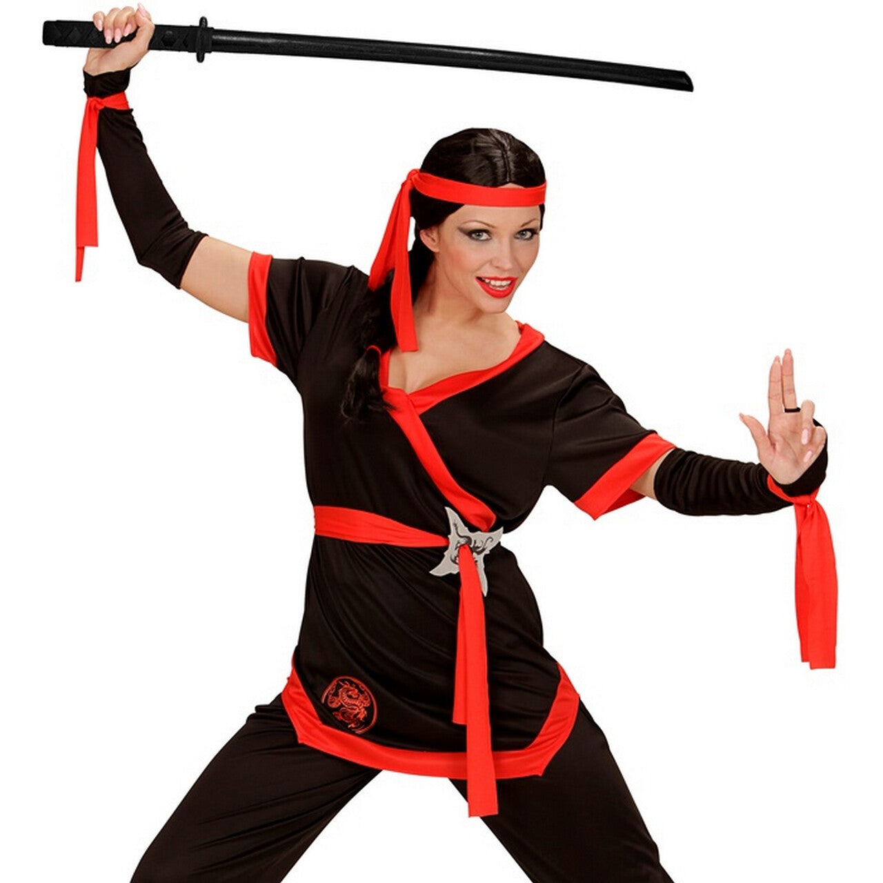 Op deze afbeelding zie je een Accessoires, van het merk Widmann. Katana Ninja Zwaard