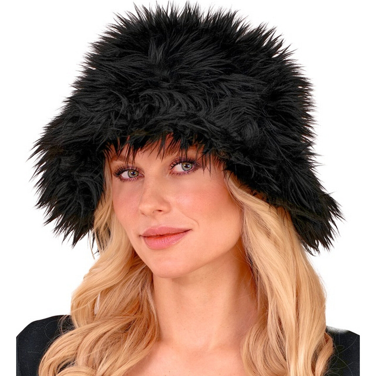 Op deze afbeelding zie je een Accessoires, van het merk Widmann. Warme Buckethat Zwart