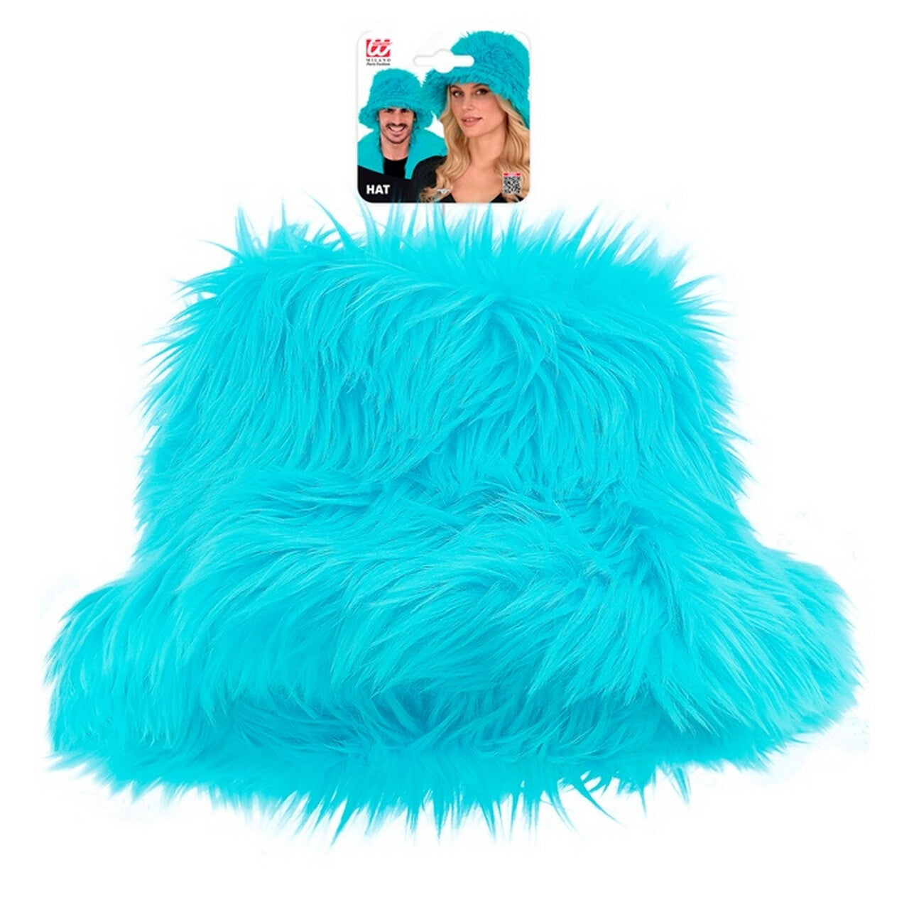 Op deze afbeelding zie je een Accessoires, van het merk Widmann. Warme Buckethat Lichtblauw