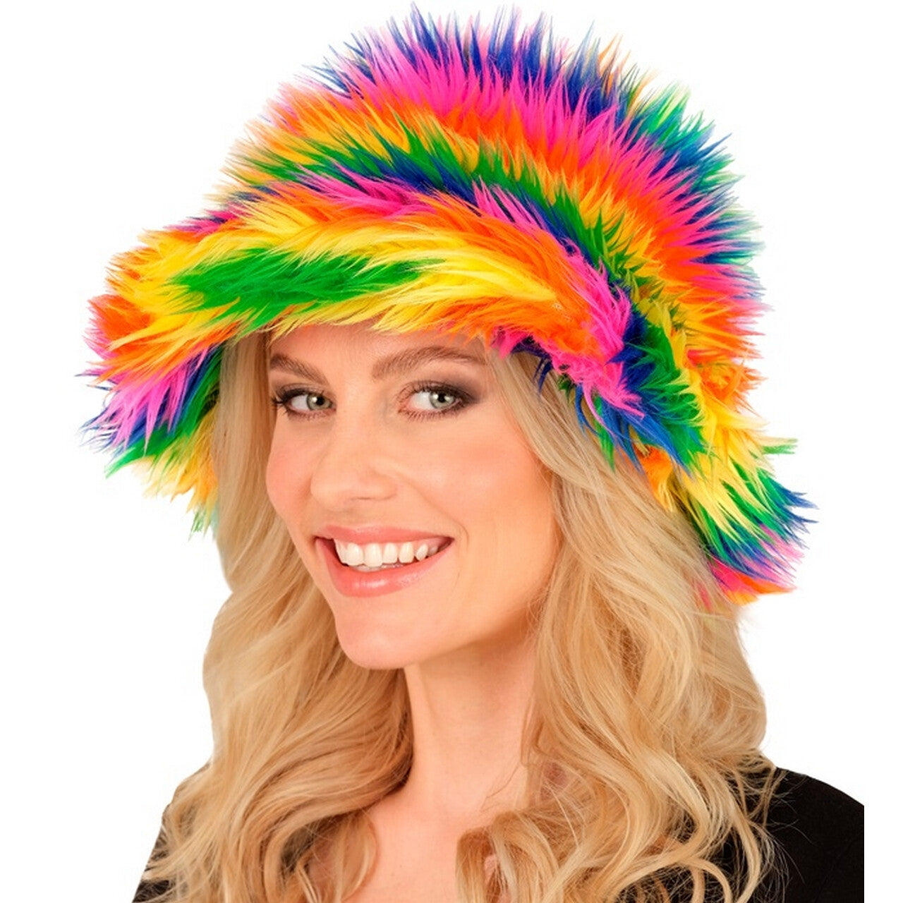 Op deze afbeelding zie je een Accessoires, van het merk Widmann. Warme Buckethat Festival Of Colours