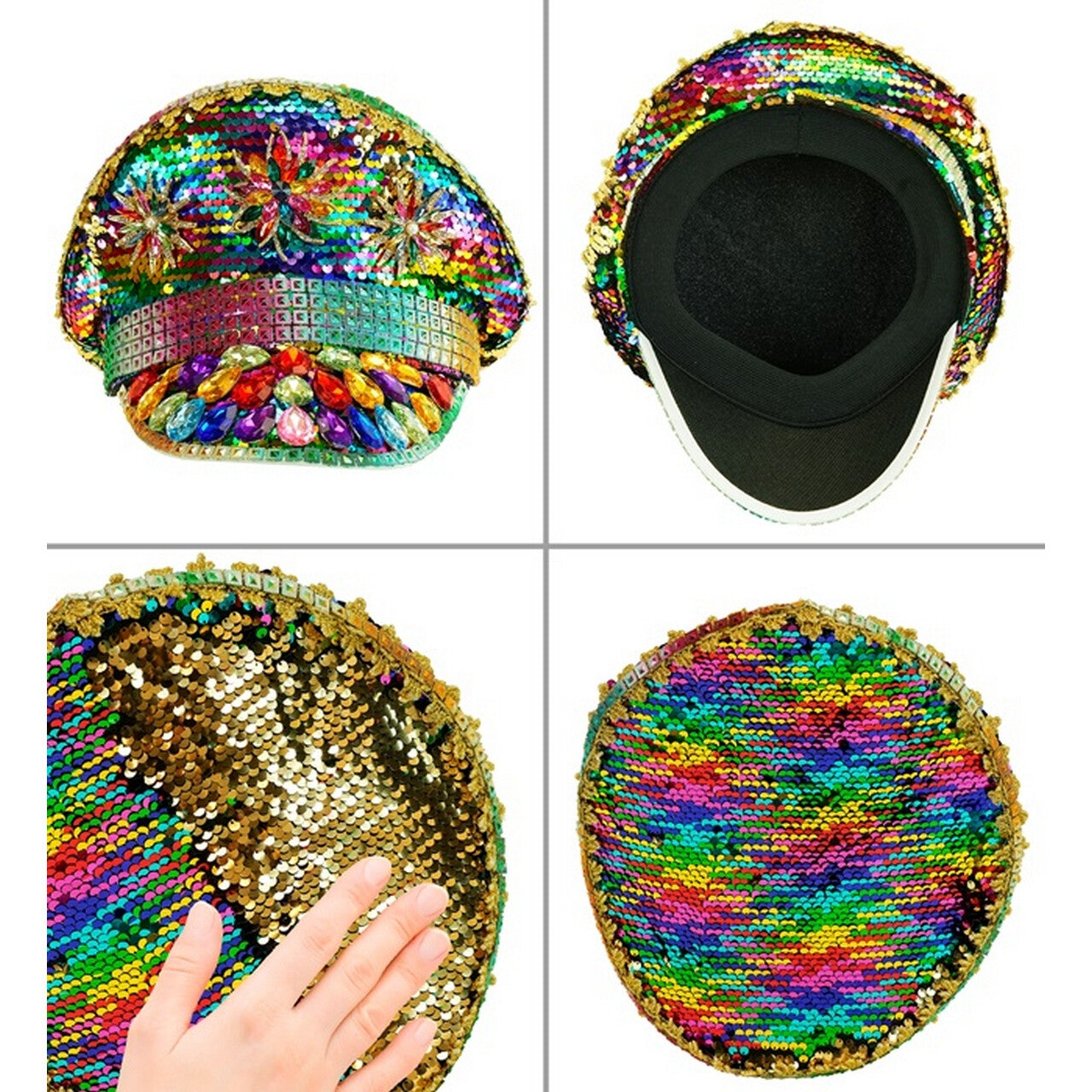Op deze afbeelding zie je een Accessoires, van het merk Widmann. Festival Pet Rainbow Proud