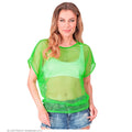 Visnet T-Shirt Neon Groen Vrouw