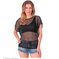Visnet T-Shirt Zwart Vrouw