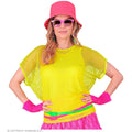 Visnet T-Shirt Neon Geel Vrouw