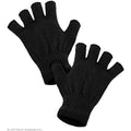 Schwarze Fingerlose Handschuhe Bequem Und Warm
