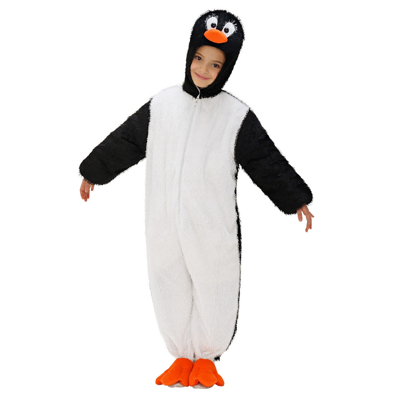 Op deze afbeelding zie je een Kostuums, van het merk Widmann. Blije Pim De Pinguin Kind Kostuum