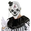 Masque Effrayant De Clown Tueur Avec Cheveux Et Mini Chapeau
