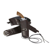 Op deze afbeelding zie je een Accessoires, van het merk Widmann. Knallende Cowboy Western Holster Met Riem Lederlook , Bruin