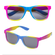 Op deze afbeelding zie je een Accessoires, van het merk Widmann. Disco Bril, Regenboog