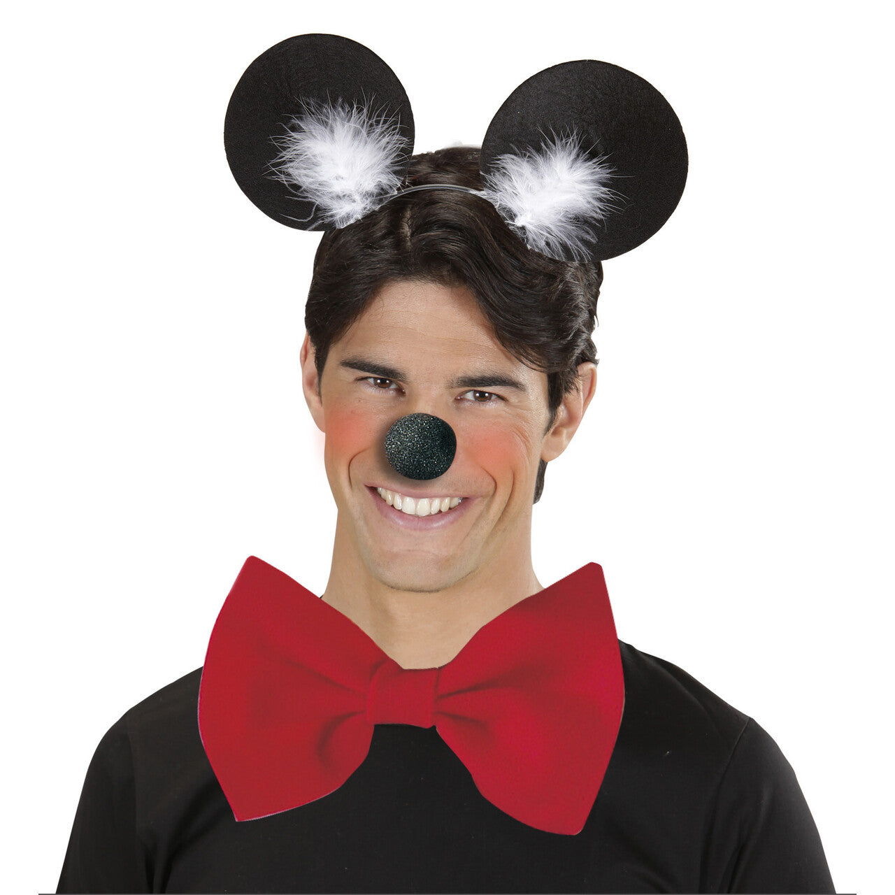 Op deze afbeelding zie je een Accessoires, van het merk Widmann. Ms Mouse Hoofdband Muis Met Marabou