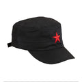 Casquette Noire Communiste Avec Étoile Rouge