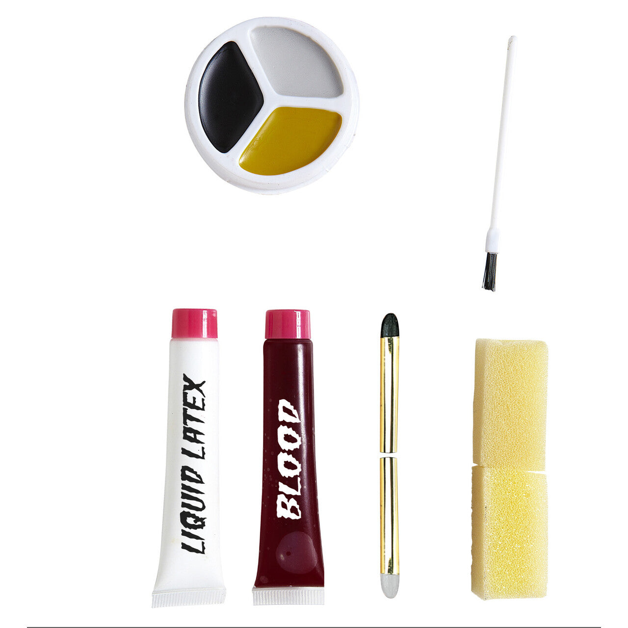 Op deze afbeelding zie je een Accessoires, van het merk Widmann. Doe Het Zelf Zombie Make-Up Kit