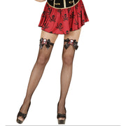 Op deze afbeelding zie je een Accessoires, van het merk Widmann. Sexy Visnetpanty Piraat Met Schedels
