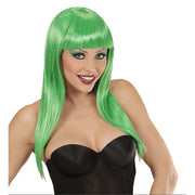 Op deze afbeelding zie je een Accessoires, van het merk Widmann. West Coast Pruik, Vogue Groen