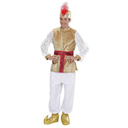 Op deze afbeelding zie je een Kostuums, van het merk Widmann. Rijke Sultan Man Kostuum