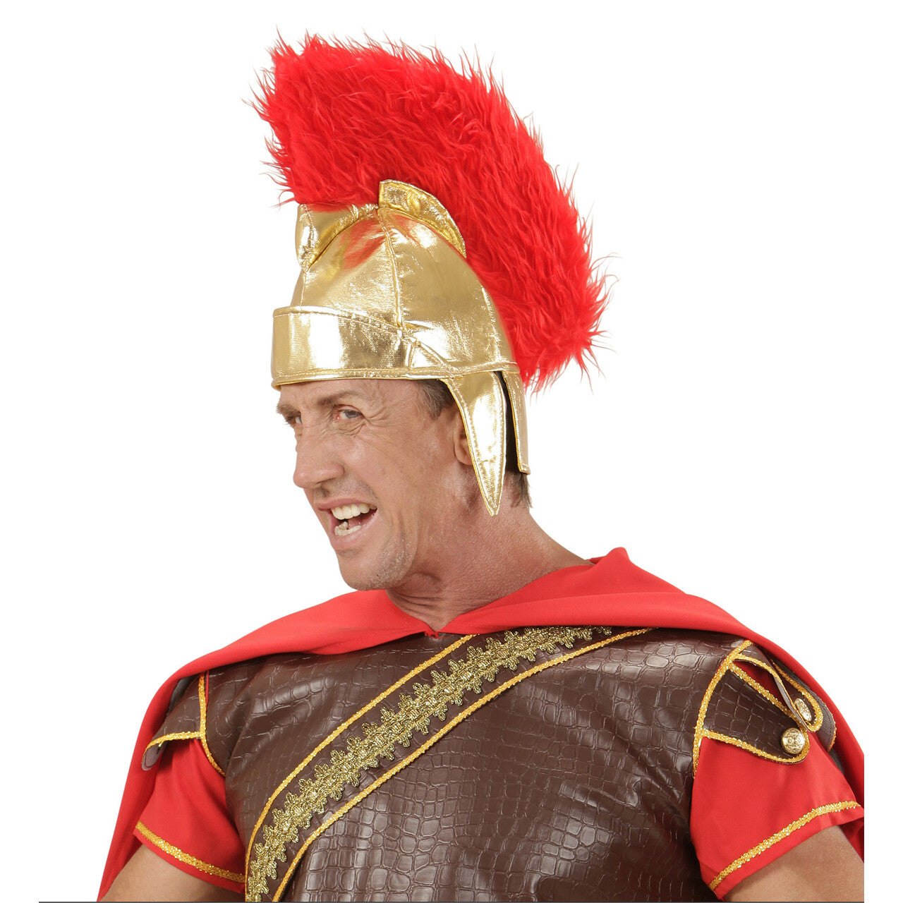 Op deze afbeelding zie je een Accessoires, van het merk Widmann. Ave Strijder Helm Romeinse Centurion