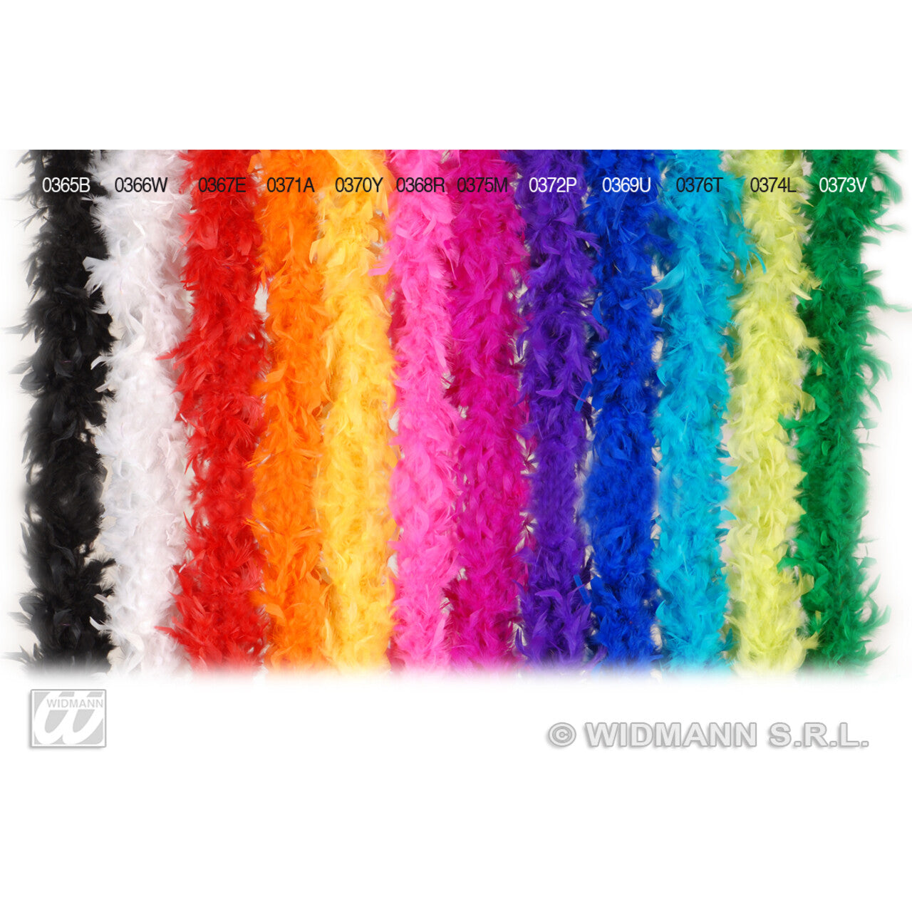 Op deze afbeelding zie je een Accessoires, van het merk Widmann. Boa, Wit 180cm