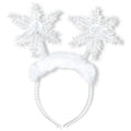 Winterliches Stirnband Schneeflocken