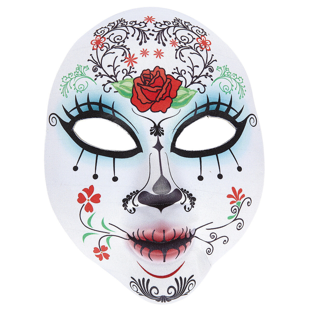 Op deze afbeelding zie je een Accessoires, van het merk Widmann. Mexicaans Halfgezichtsmasker Dag Der Doden