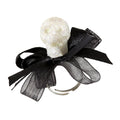 Fancy Ring Glitter Schedel Met Strikje