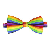 Op deze afbeelding zie je een Accessoires, van het merk Widmann. Mr Happy Strikje Regenboog