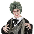 Perruque Zombie Homme Vert Dracula