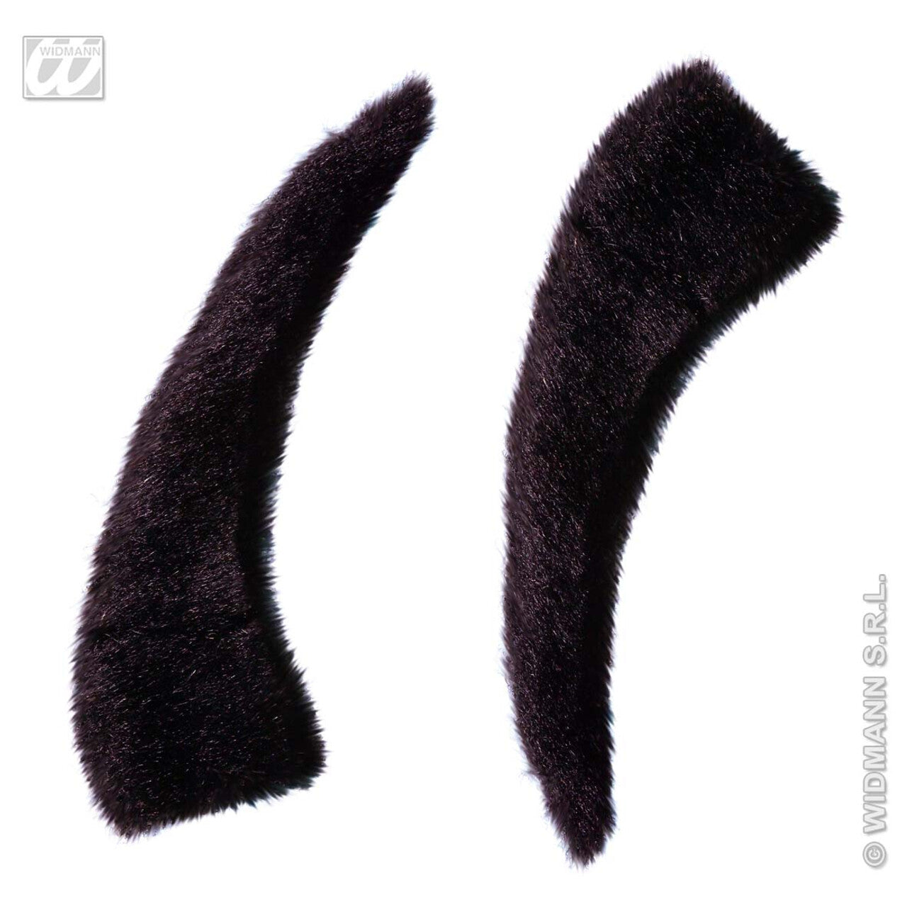 Op deze afbeelding zie je een Accessoires, van het merk Widmann. Wenkbrauwen Zwart