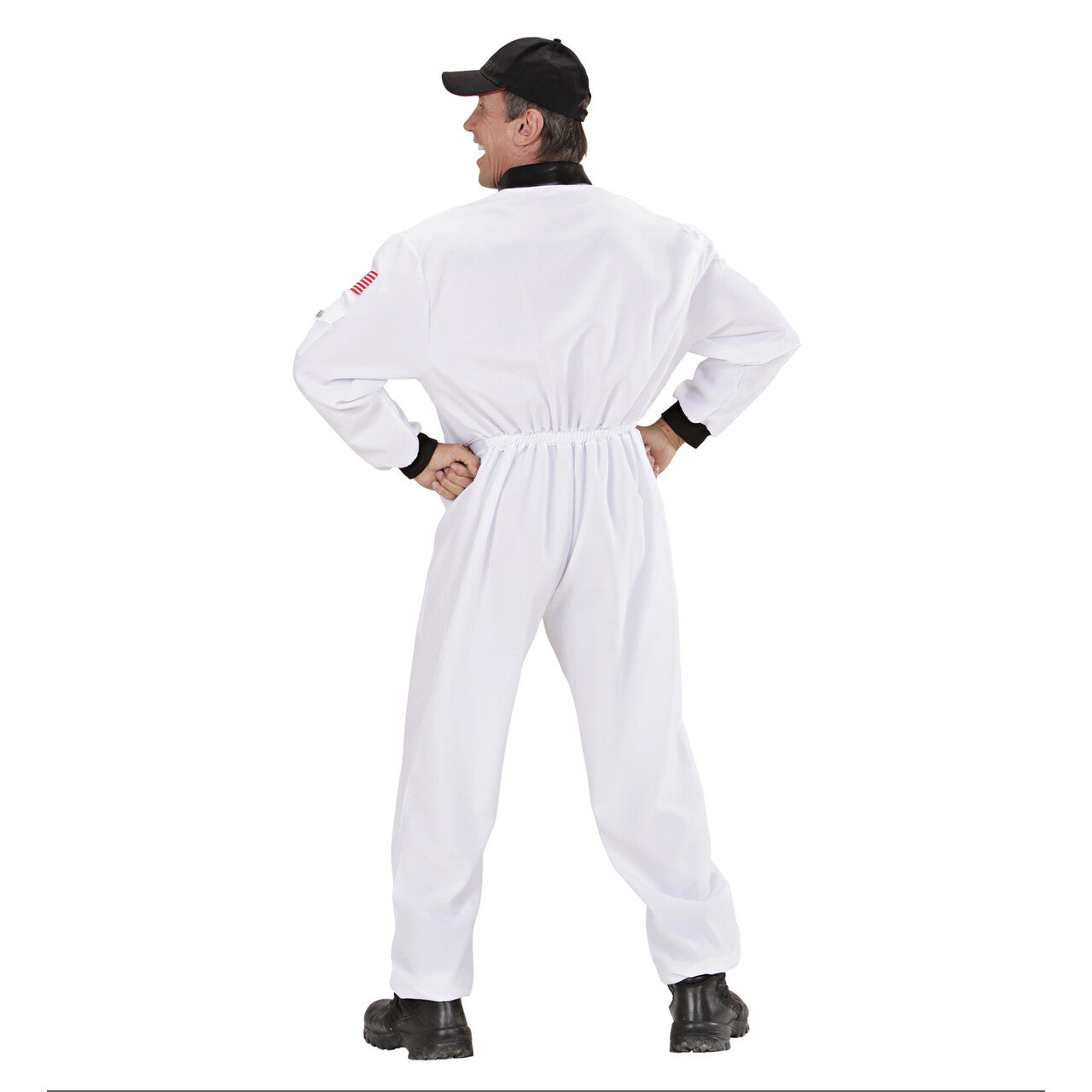 Op deze afbeelding zie je een Kostuums, van het merk Widmann. Stoere Astronaut Wit Man Kostuum