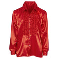 Lekker Foute Blouse Met Ruches Rood Man