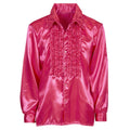 Chemise Rose à Volants Homme