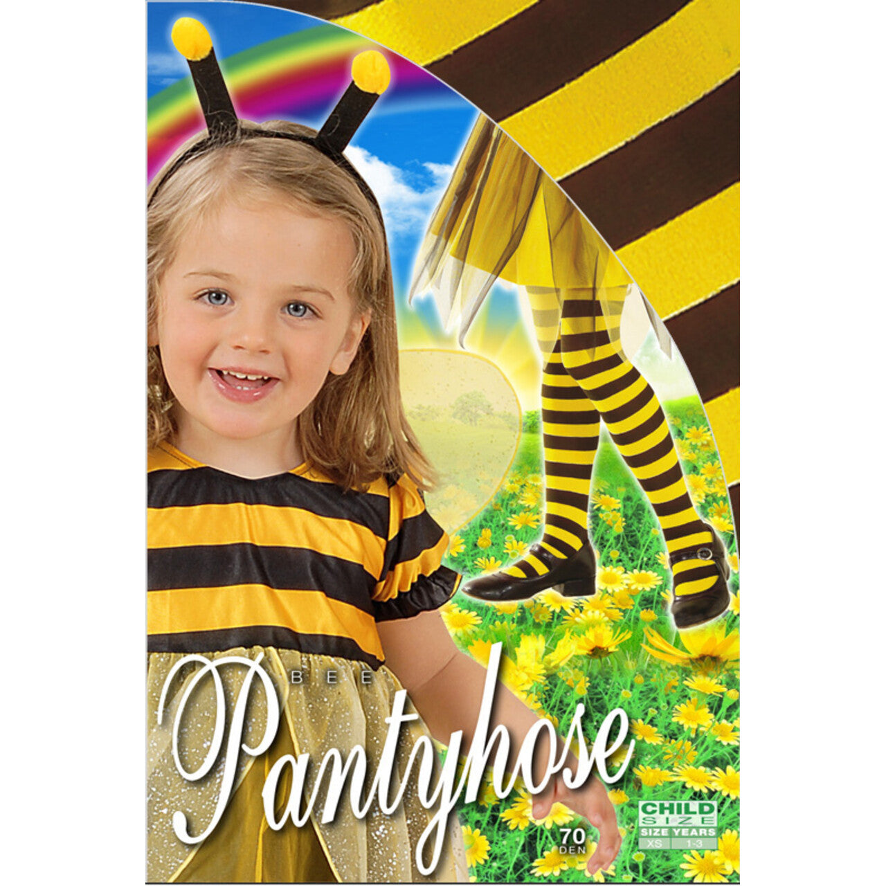 Op deze afbeelding zie je een Accessoires, van het merk Widmann. Gestreepte Kinderpanty Bijtje