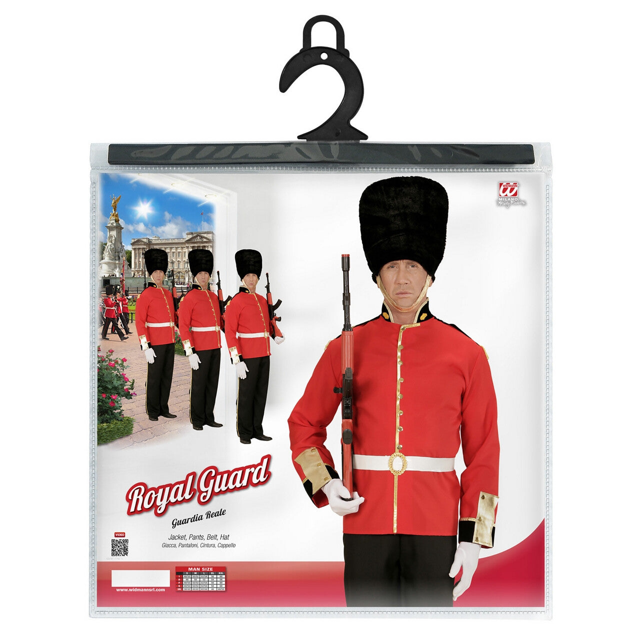 Op deze afbeelding zie je een Kostuums, van het merk Widmann. Beefeater Royal Guard Man Kostuum