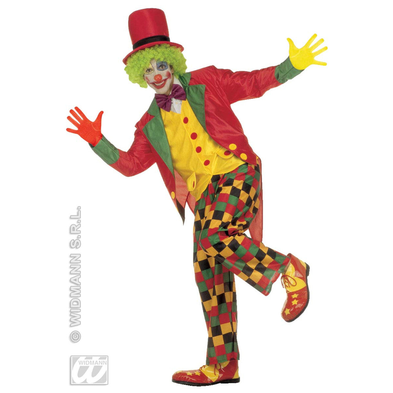 Op deze afbeelding zie je een Accessoires, van het merk Widmann. Handschoenen Geel