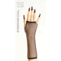 Netz-Armstulpen Schwarz