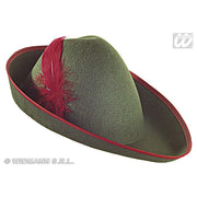 Op deze afbeelding zie je een Accessoires, van het merk Widmann. Robin Hood Hoed