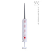 Op deze afbeelding zie je een Accessoires, van het merk Widmann. Opblaasbare Spuit 50 Centimeter
