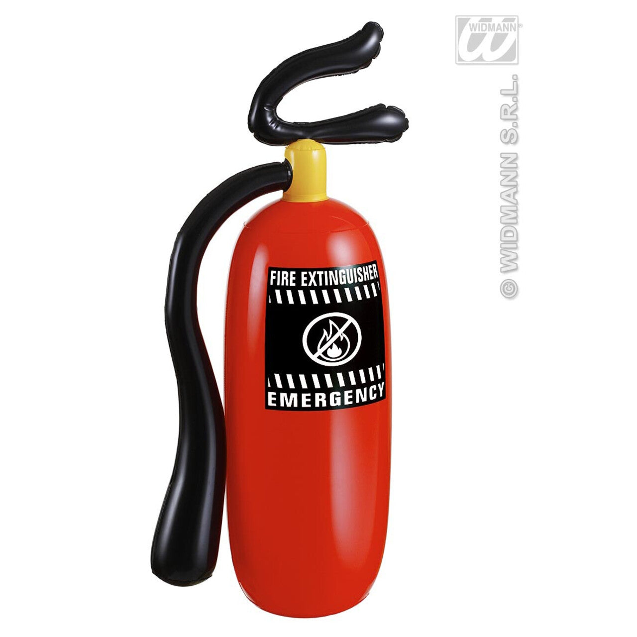 Op deze afbeelding zie je een Accessoires, van het merk Widmann. Opblaasbare Brandblusser 50 Cm