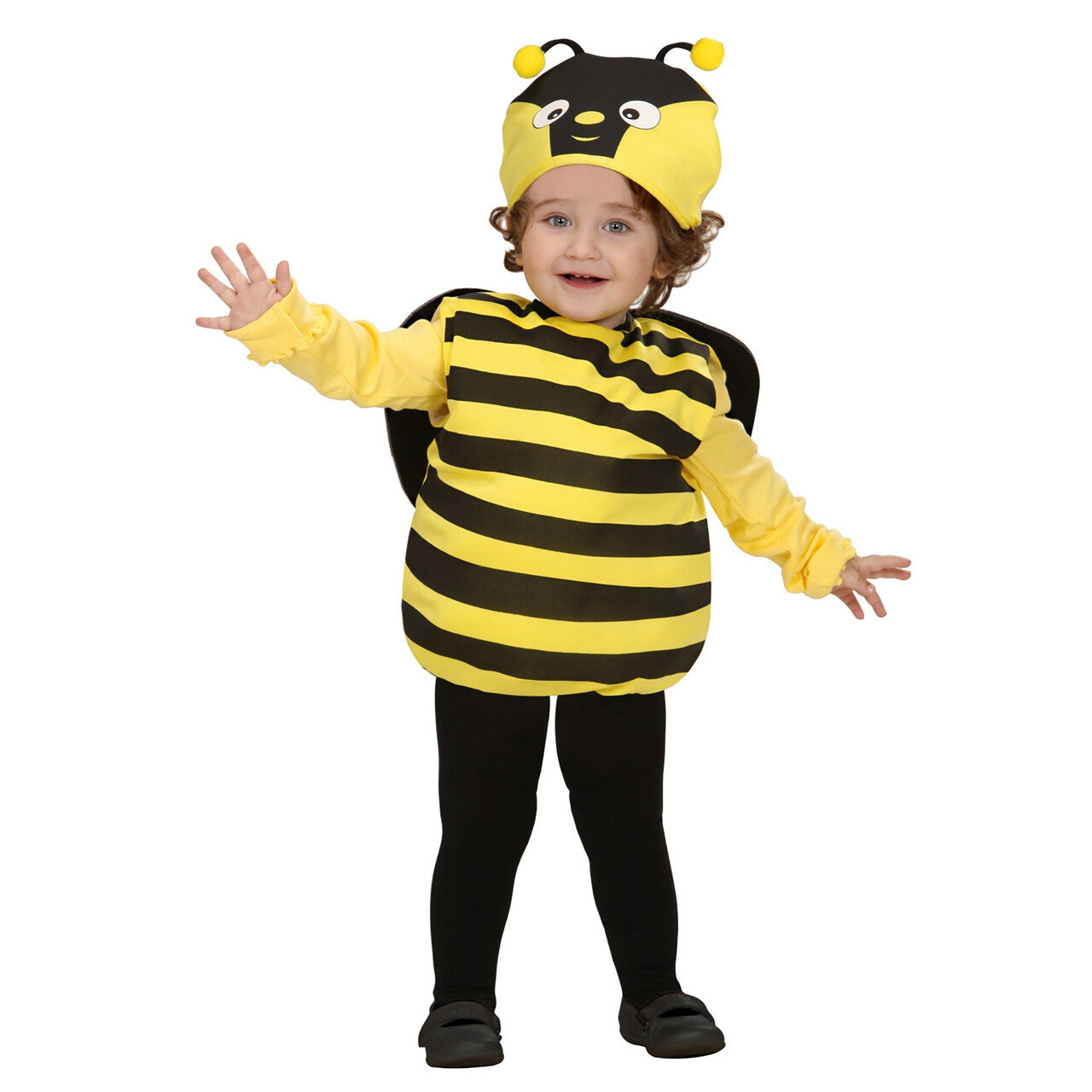 Op deze afbeelding zie je een Kostuums, van het merk Widmann. Opgevulde Bij Kind Bumble Bee Kostuum Kind