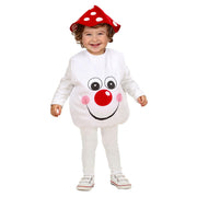 Op deze afbeelding zie je een Kostuums, van het merk Widmann. Opgevulde Paddestoel Kind Kleine Knuffel Kostuum Kind