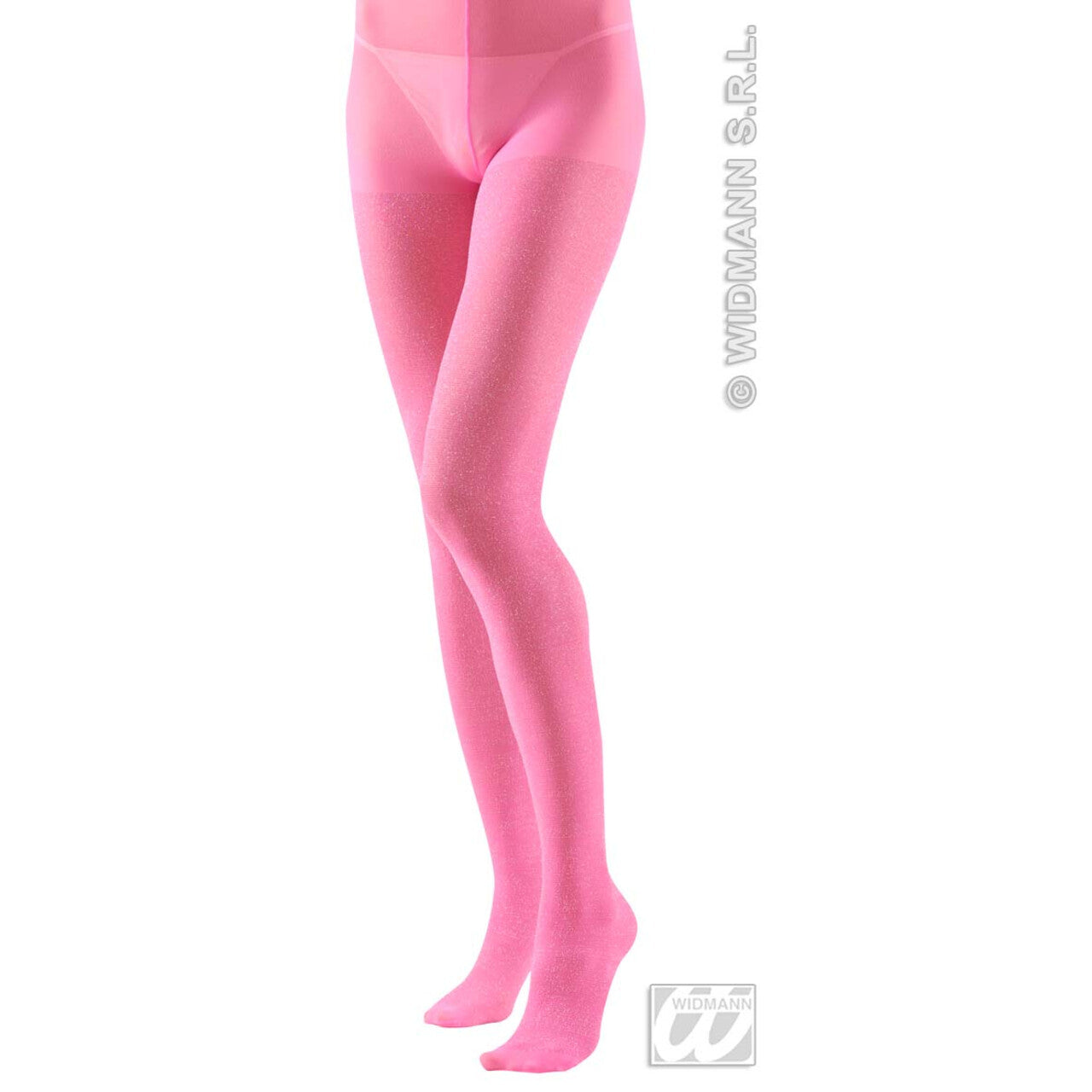 Op deze afbeelding zie je een Accessoires, van het merk Widmann. Panty 40den, Glitter Roze